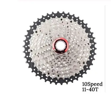 MTB велосипед freewheel 8 9 10 11 скорость 40 42 46 50 т маховик для XT SLX Sram Горный велосипед Велоспорт кассеты аксессуары - Color: 10 speed 11-40T