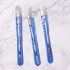 NEW style Stainless steel Cuticle Pusher Nail Art Stirring Polish Powder Blend Spatulas Tone Rods Manicure Remover Makeup Tools 6