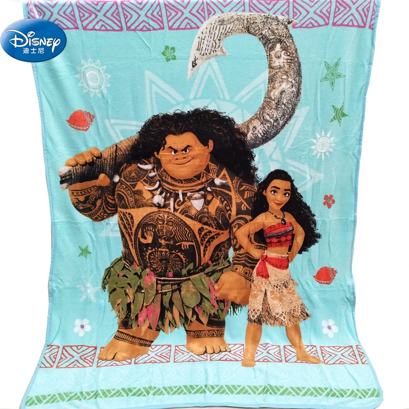 Disney-Cartoon-Moana-and-Maui-Plush-Blanket-Throw-46x60-inches-for-Children-on-Bed-Crib-Sofa (1)