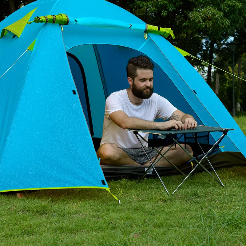 Naturehike наружная палатка Двойная алюминиевая ремка для телефона стержень 3-4 человек водостойкая Палатка от производителя Прямая Custo