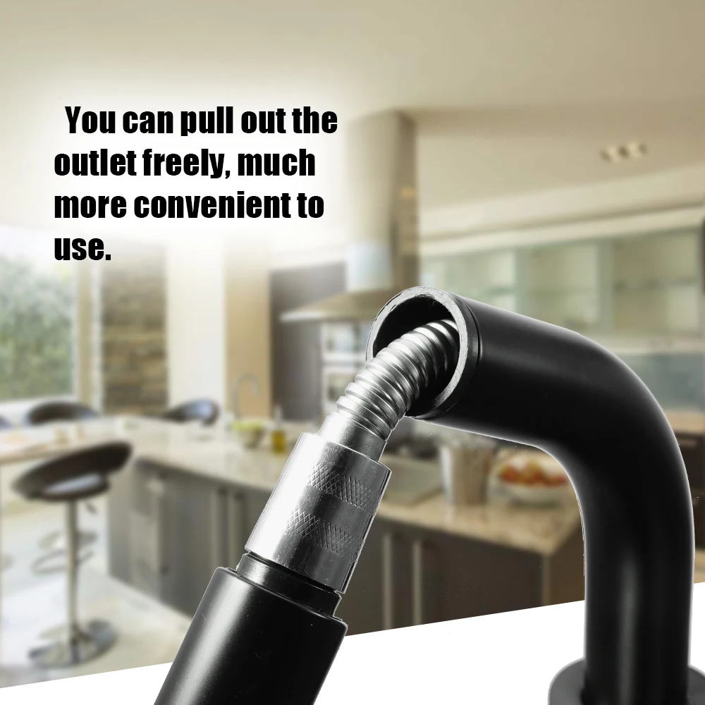 

Hot European-style kitchen faucet Pull Out Single Connection Bathroom Tap Vertical Installation kitchen mixer Rotatable Water ta