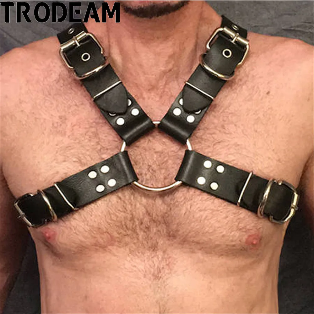 TRODEAM искусственная кожа жгут пастельный готический Рейв ремень БДСМ сексуальный