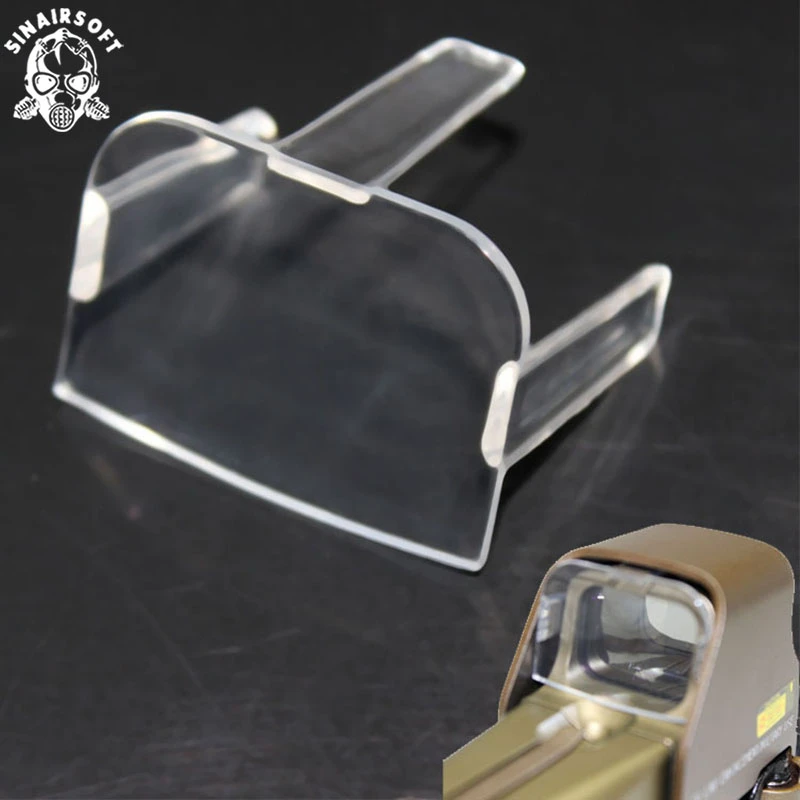 SINAIRSOFT-mira de Paintball para caza táctica, lente de visión de punto rojo y verde, cubierta de protección transparente, 551/552