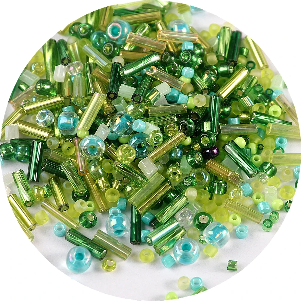 500 Stück Japan Miyuki Rocailles Gemischte Delica Runde Glasperlen Mix Farben und Größe Glas Twist Bugle Tube für Kleidungszubehör – Detail 14
