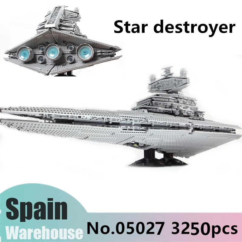 Конструктор Lepinblocks 05027 05132 Ultimate Millennium Starwars Сокол 10030 75159 Звездный Разрушитель строительные блоки кирпичи Рождественский король игрушка