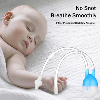 

Baby Nasal Aspirator Baby Nose Cleaner Infant Nasal Aspirator Preventing Backflow Aspirator Sucker Cleaner Sniffling Equipment