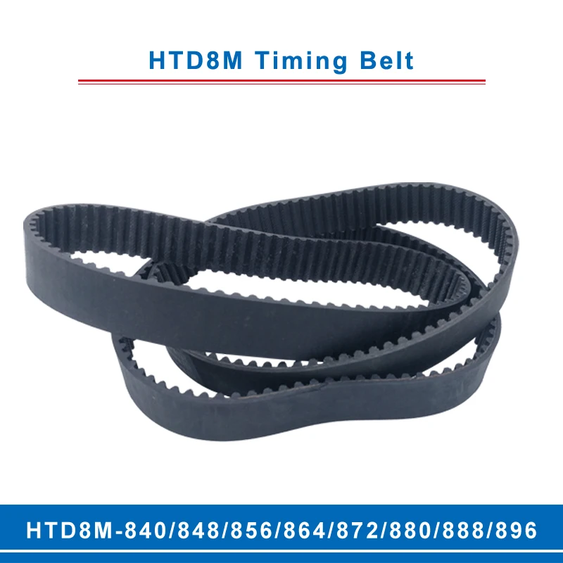 Lot De 5 Courroies Durables, S8M-840/848/856/864/872/880/888/896/904