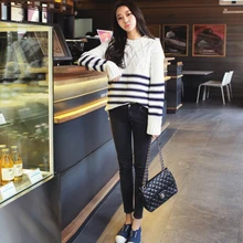 Женские осенние зимние джинсы размера плюс, женские штаны-шаровары, Женские Простые повседневные брюки с высокой талией, популярные джинсы-леггинсы