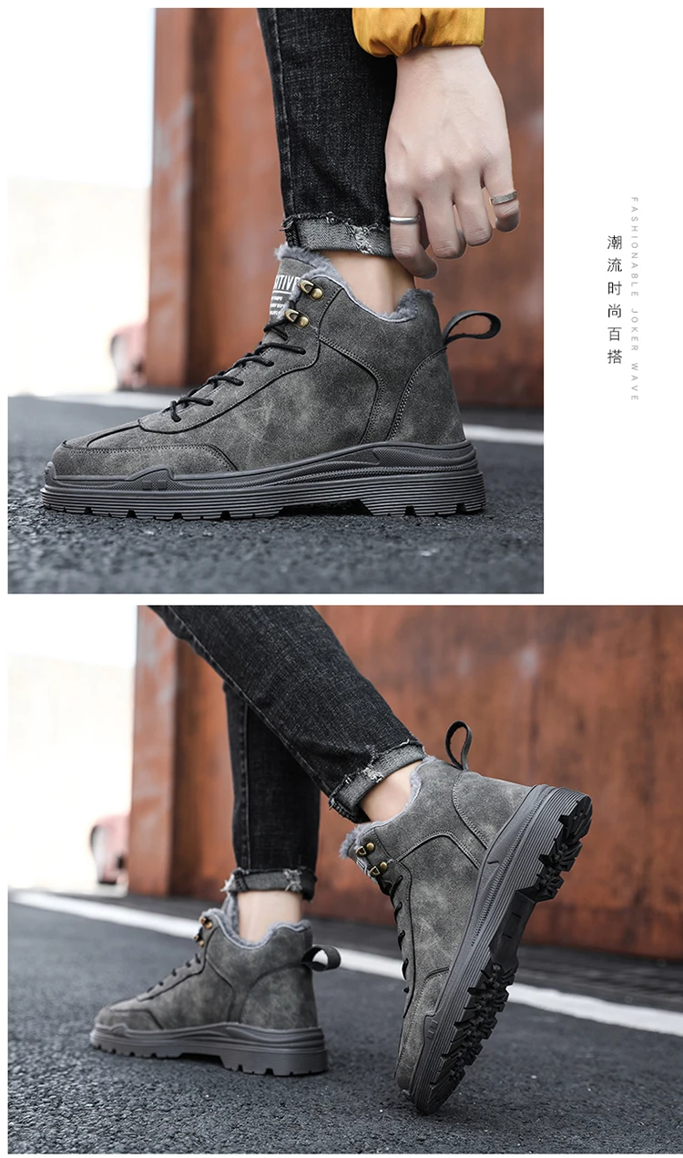 Men Tactical Boots Winter Leather Special Force Desert Ankle Combat Boots Men Leather Snow Boots Army Footwear Big Size