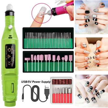 

54pcs Electric Nail Art Drill Manicure Machine Nail File Drill Bit Set All Nails Gel Professional Power Nail Art Pen Pedicure