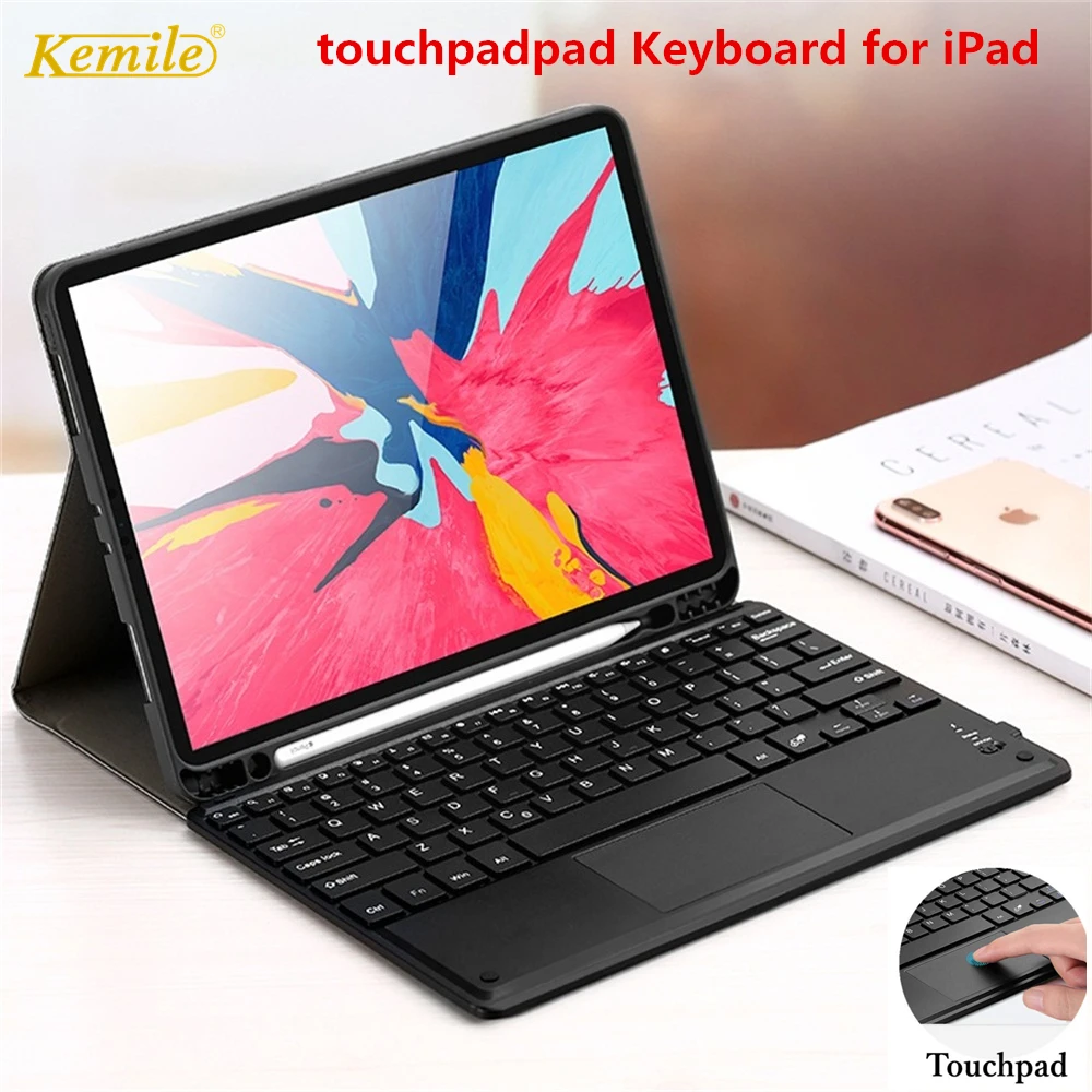 Чехол с тачпадом для клавиатуры iPad mini 5 7 9 6th 2018 Pro 11 Air 3 10 чехол мышью и клавиатурой