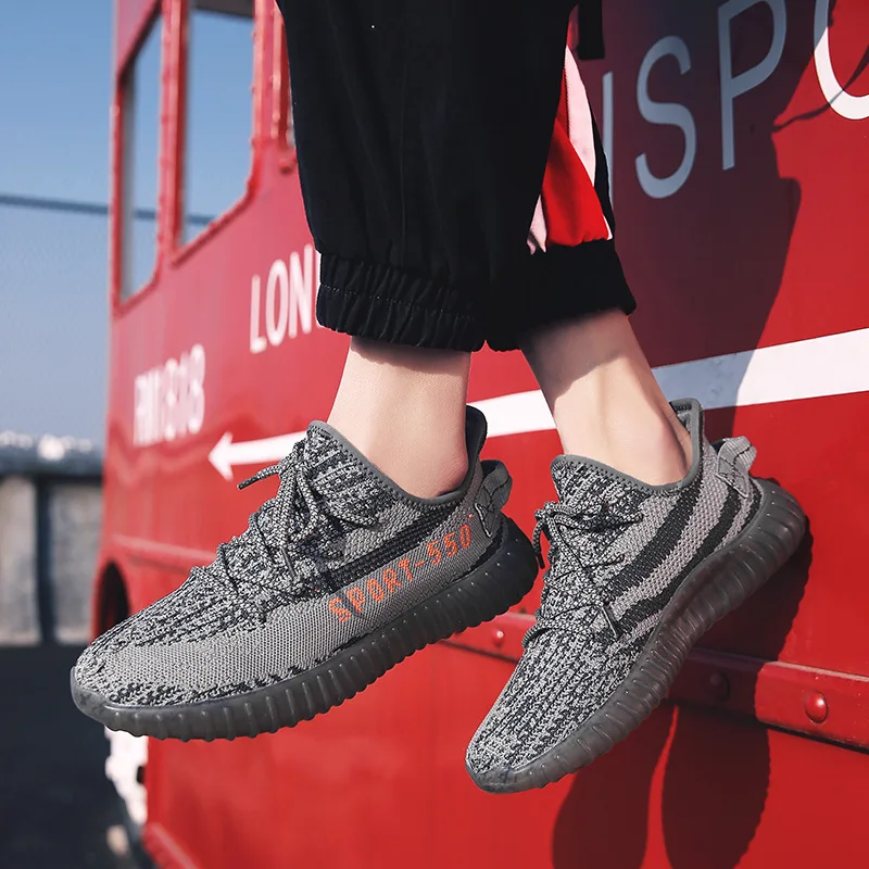 

Coconut Shoes 350 Men's 2019 New Style Summer Yeah Sub-Shoe Coconut Shoes Breathable Mesh Casual 500 Stars