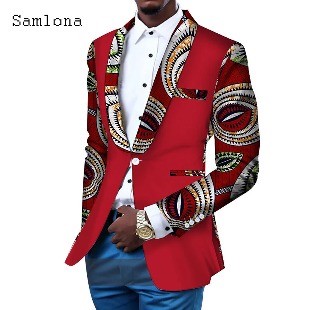 Plus Size 6xl Men Elegant Fashion Top Blazers European Style 2022 Autumn Vintage 3D Print Jackets Business man Blazers Outerwear