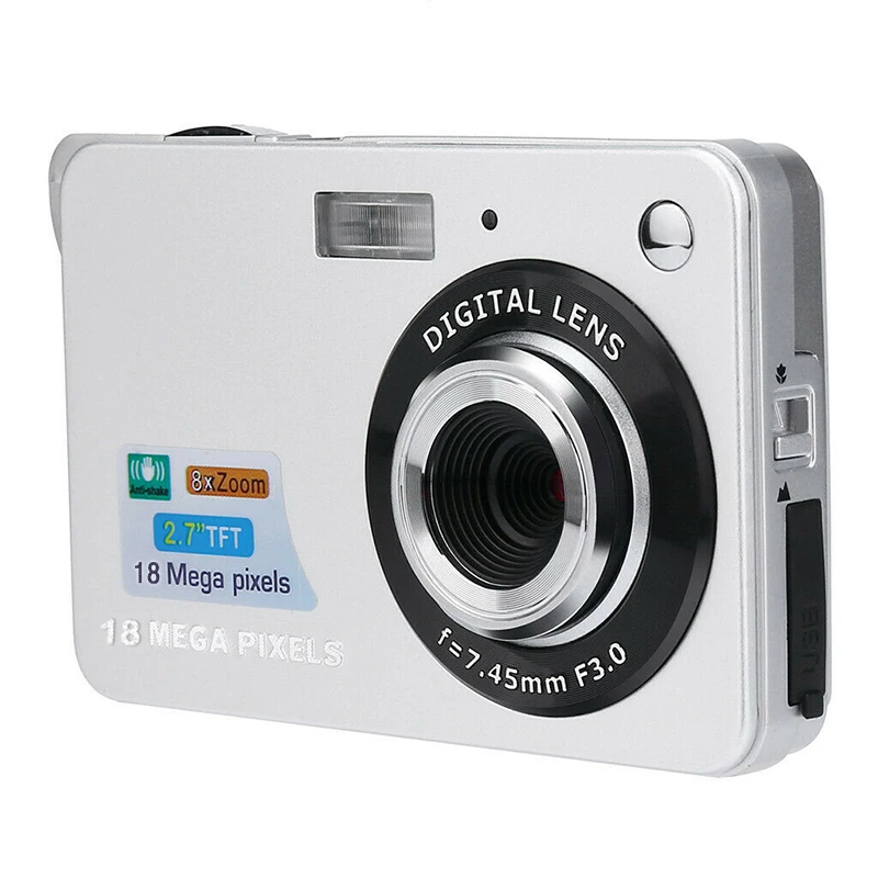 

2.7Inch TFT LCD HD Screen Digital Camera Anti-Shake Face Detection Camcorder GY88
