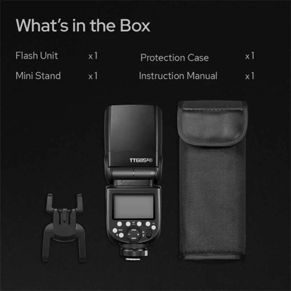 Godox TT685II TT685IIC TT685IIN TT685IIS TT685IIF TT685O TTL HSS Camera Flash Speedlite for Canon Nikon Sony Fuji Olympus Camera 4