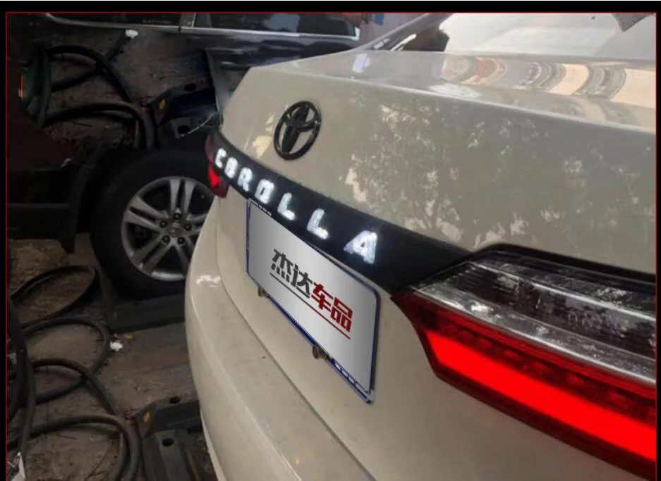 1 шт.~ год задний фонарь для Toyota Corolla задний фонарь altis автомобильные аксессуары светодиодный DRL Taillamp для Corolla Противотуманные фары