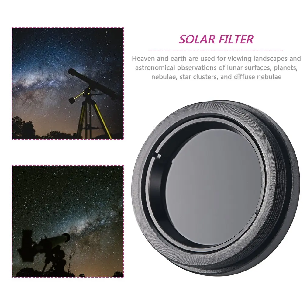 Аксессуары для астрономического телескопа 0,965/1,25 черные солнцезащитные фильтры полностью алюминиевая стандартная резьба для окуляра Astro