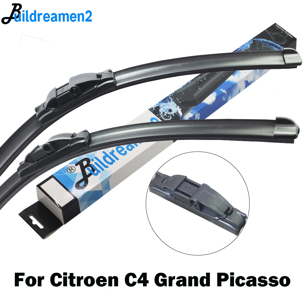 Buildreamen2 автомобильный стеклоочиститель для Citroen C4 Grand Picasso 2006 2018 Fit кнопка/боковой