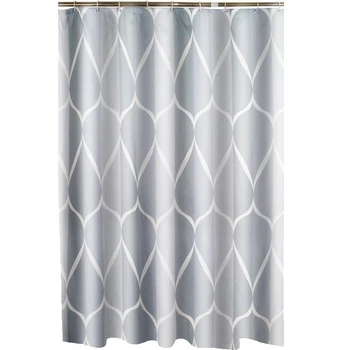 

Shower Curtain Waterproof Eco-Friend Modern Geometric Quick-Drying Print Purity for Bathroom Washroom Home Polyester