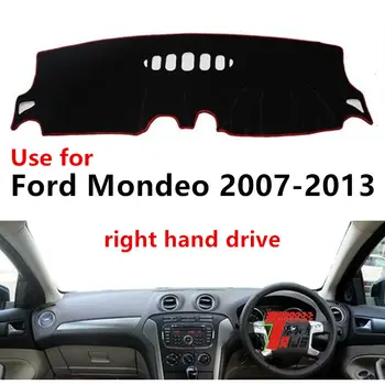

right hand drive car dashboard cover for Ford Mondeo 2007-2013 avoid light sun shade car dashboard mat for Ford Mond 07-13