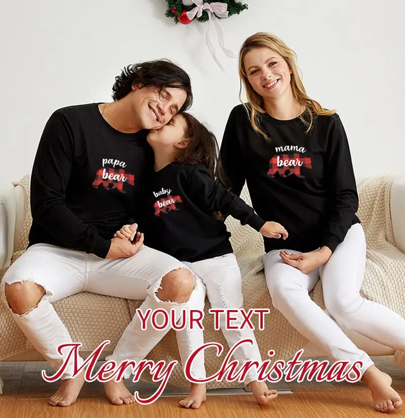 Детские свитшоты для всей семьи; осенние хлопковые толстовки с рисунком для маленьких девочек; модная одежда для детей; свитшоты для мальчиков; семейная одежда