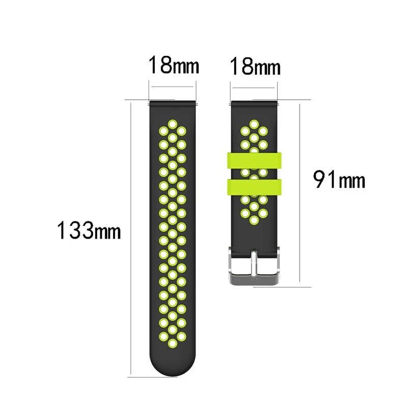18 мм спортивный мягкий силиконовый ремешок для Garmin Vivoactive4S Смарт-часы для Vivoactive 4S сменный Браслет аксессуары