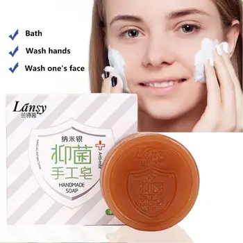

100g Hand Soap Disinfection Tea Tree Essence Pimple Acne Treatment Face Hand Soap Bacteria-proof Body Wash Skin Care Soap