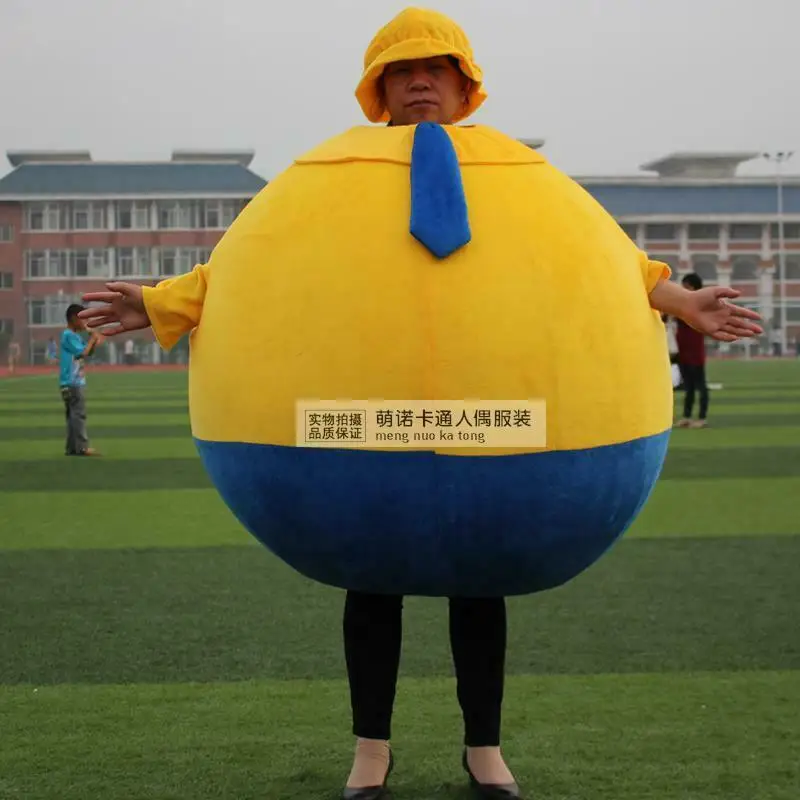 YELLOW Карнавальный костюм талисмана для костюмированной вечеринки; нарядное платье; рекламная акция; карнавал; Хэллоуин; рождество; парад для взрослых и детей - Цвет: YELLOW