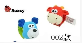 10 wrist rattle Погремушка, игрушки для малышей, детские носки на запястье, погремушка для малышей 0-24 месяцев, Sozzy, детская игрушка для новорожденных, милые Мультяшные погремушки для малышей - Цвет: 10 wrist rattle
