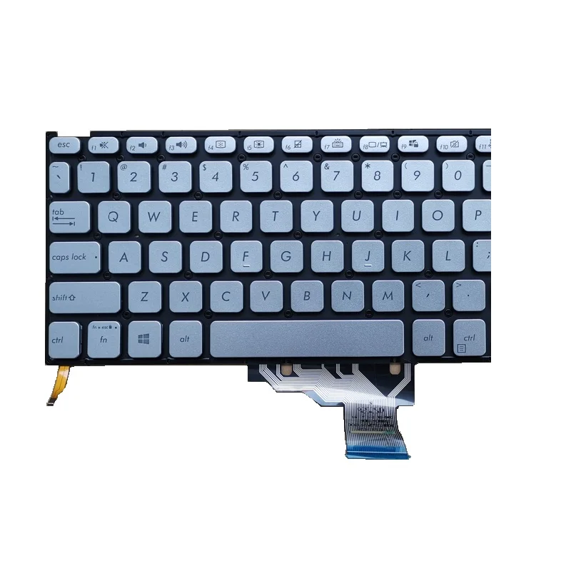 Eua Novo para Asus Vivobook 15 X515d X515da X515e X515ea X515ep X515ja Inglês Teclado do Portátil Prata com Luz Retroiluminada - Imagem 5