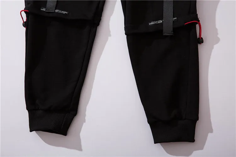 Men Multi-pocket Overalls Men Hip Pop Pants Trousers Streetwear Sweatpants Male Casual Fashion Cargo Pants Joggers Men