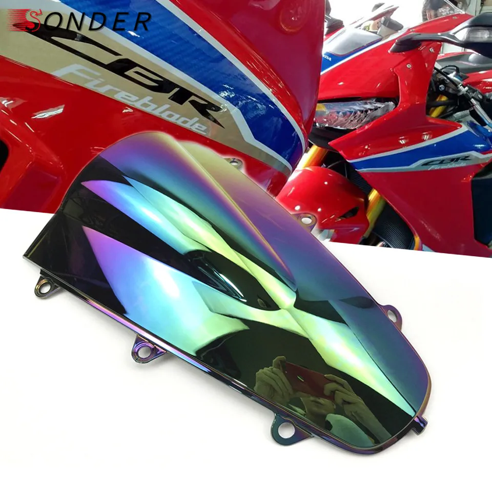 Для Honda CBR 1000RR CBR1000RR CBR 1000RR CBR1000 1000 RR мотоциклы PC лобовое стекло двойной пузырь