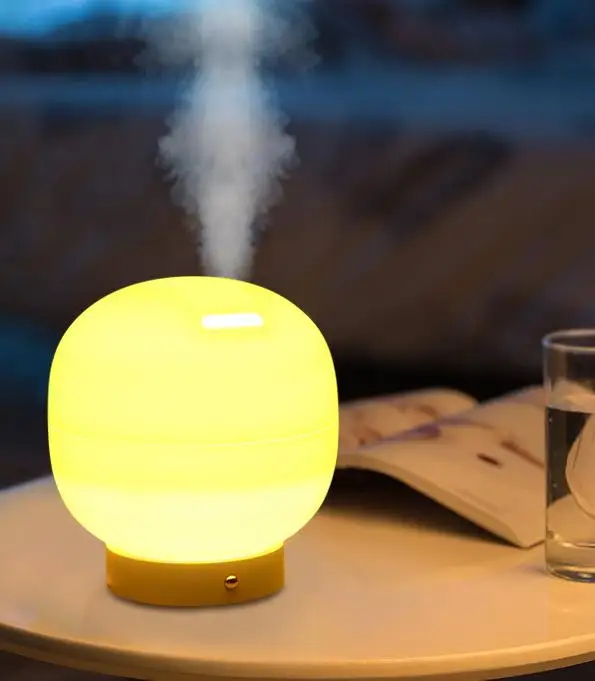 

12.5W 100-240V LED White Night Light Humidifier Aromatherapy Breathing Lamp US Plug Suit For Bedroom Decoration Humidifying Air