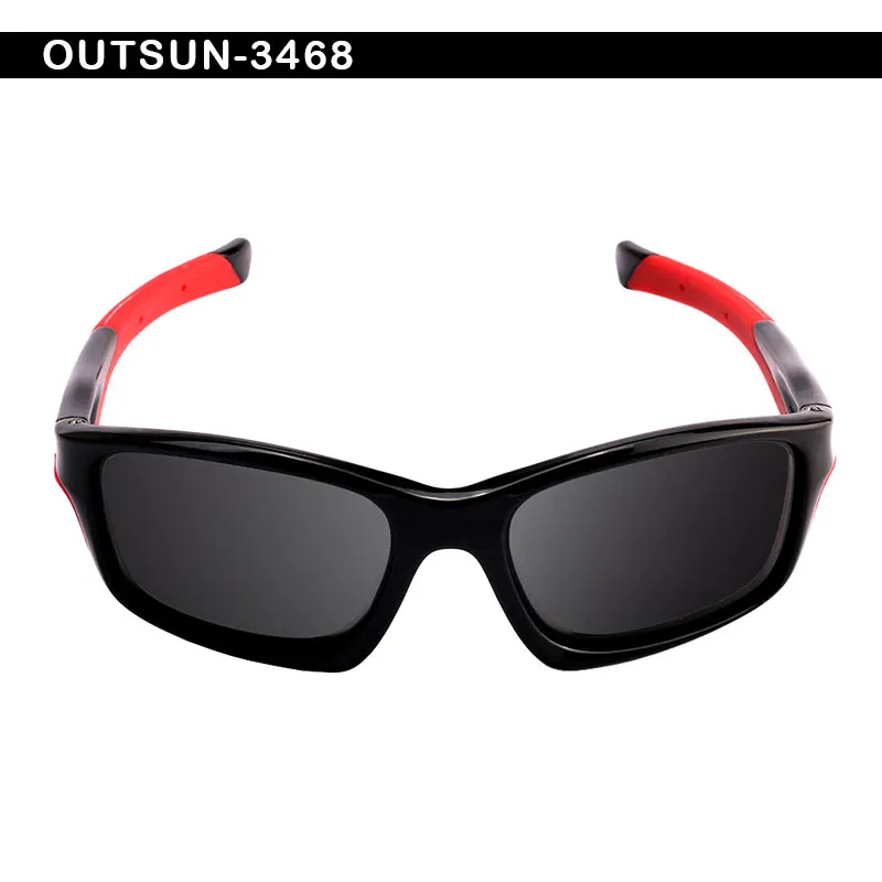 OUTSUN Children Casual Polarized Sunglasses Sport Boys Girls Safety Brand Glasses Tr90 Flexible Rubber Oculos Infantil