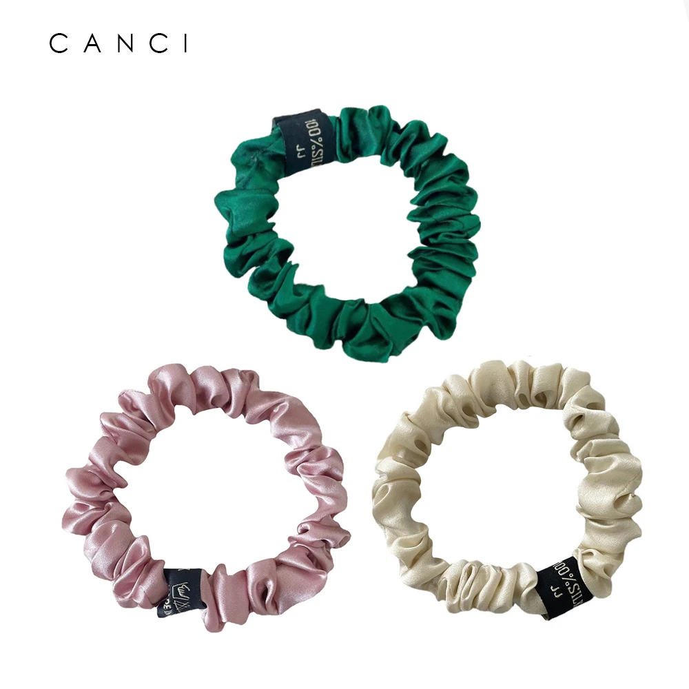 Silk Scrunchies Hair Accessories Natural Mulberry Silk Hair Band New 100 Silk Aliexpress