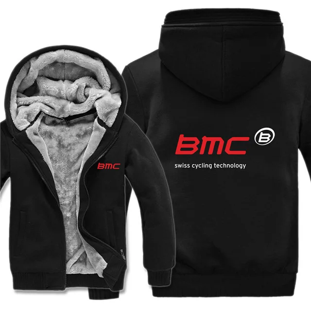 Зима для BMC Switzerland толстовки для мужчин модная шерстяная куртка для BMC Cyclinger свитшоты мужские пальто пуловер V - Цвет: 1