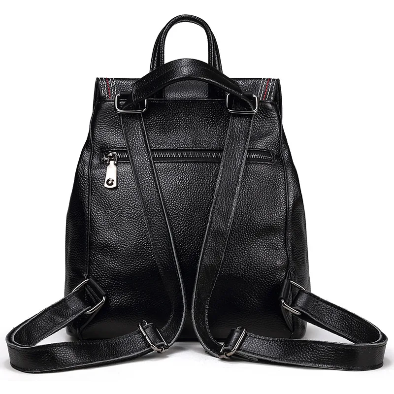 

2019 New Style First Layer Leather Backpackage WOMEN'S Leather Bags Korean-style Versitile Fashion Single-shoulder Bag