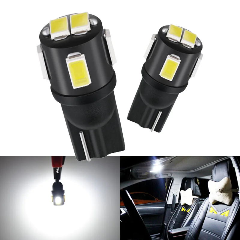 

2pcs T10 W5W Led Bulb 194 168 Car Interior Light Parking Lamp For Toyota Camry CHR Auris Hilux Prius Celica Ipsum Verso Wish