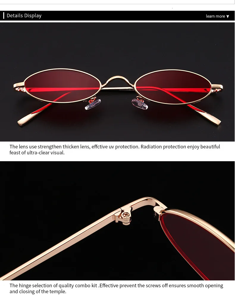 2018 винтажные Ретро маленькие овальные солнцезащитные очки мужские женские золотые металлические рамы зеркальные оттенки круглые яркие