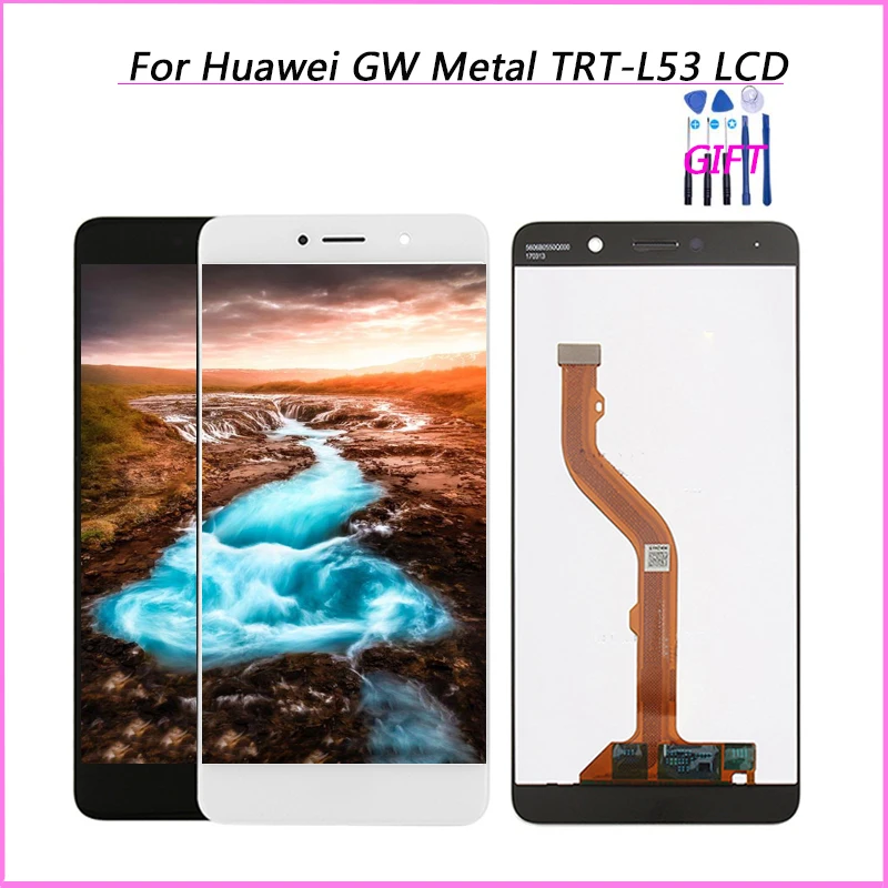 ЖК-дисплей и сенсорный экран TRT-L53 дюйма протестирован для Huawei GW Metal 5 с