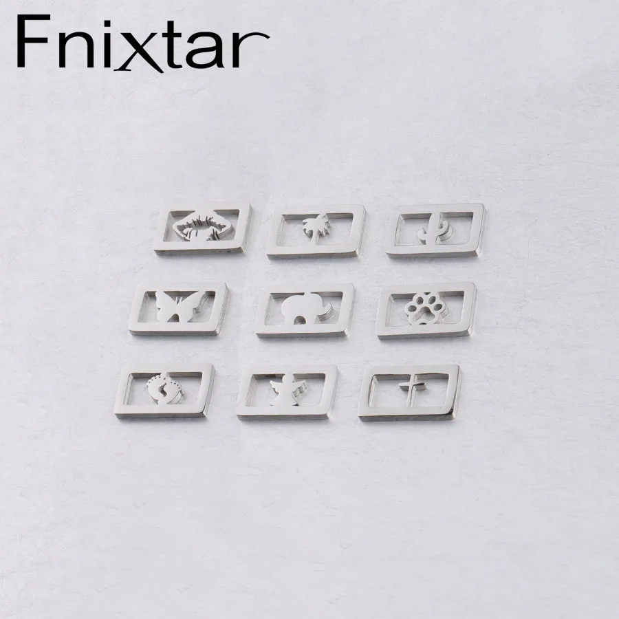 Шармы-соединители Fnixtar из нержавеющей стали для самостоятельного изготовления