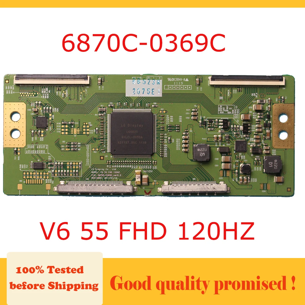 Системная плата 6870C 0369C V6 55 FHD 120 Гц 0369B T Con 6870C0369C V655FHD20HZ 6870C0369B TV CON оригинал|Печатные