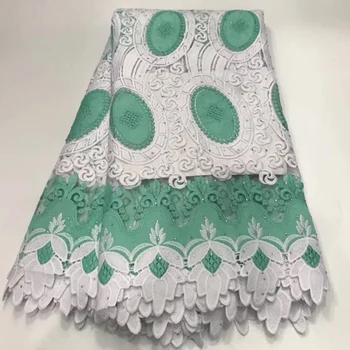 

New Milk Silk Lace Fabric Swiss tulle Lace embroidery African Swiss Lace Fabric Nigerian Voile For Wedding Dress party