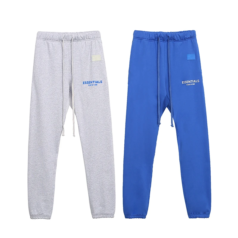 

Justin Bieber Essentials Drawstring Terry Pants Sweatpants Men Women High Quality Oversized Essentials Joggers Sweatpant