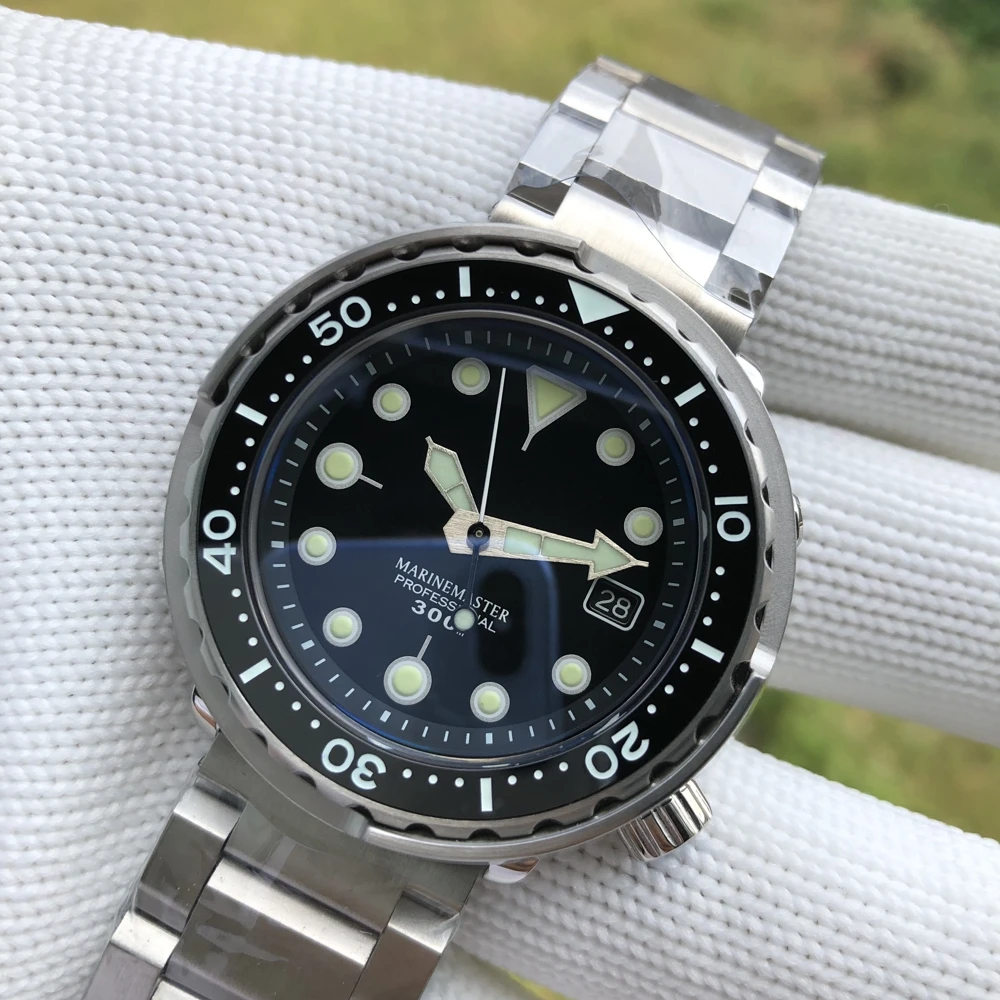 Мужские незакрепленные автоматические часы STEELDIVE 1975 без логотипа механические