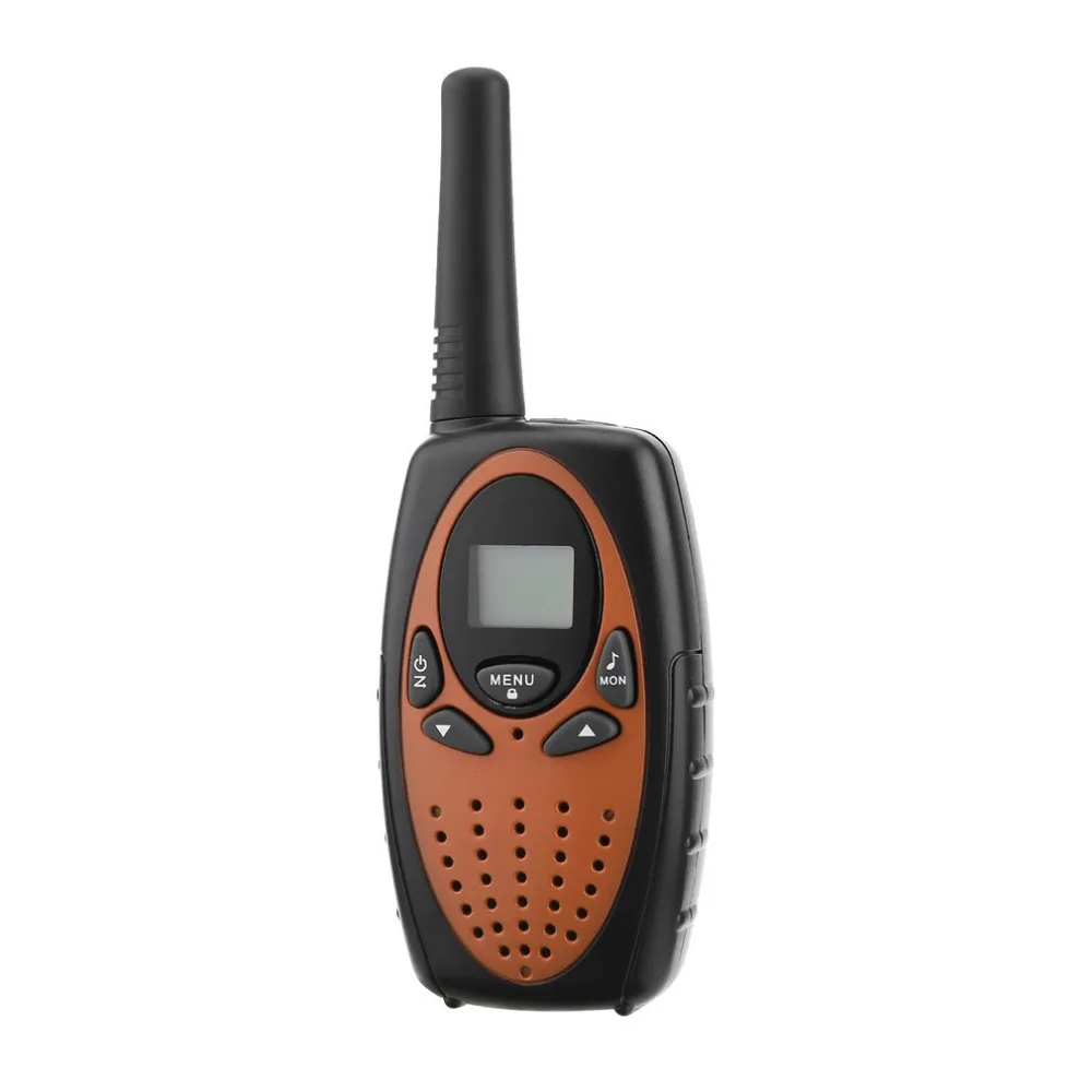 Портативный 2 шт. Walkie Talkie двухстороннее радио беспроводной переговорный с ЖК-экраном дисплей Регулируемый регулятор громкости Зажим для ремня
