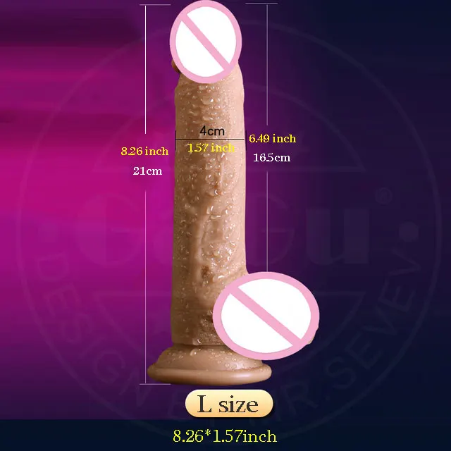 GaGu Soft Penis Huge Big Dildo Realistic No Vibrator Suction Cup Sex Toys for Woman Lesbian