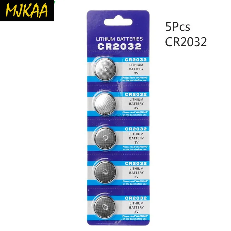 5 шт. Кнопочная батарея 3 в CR2032 BR2032 DL2032 ECR2032 литиево ионная Акция часы компьютер LED