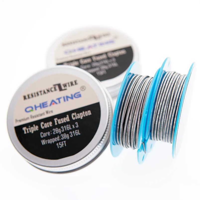 

Electronic cigarette 316L28*3+38GA wire Heating wire stainless steel Resistance rda