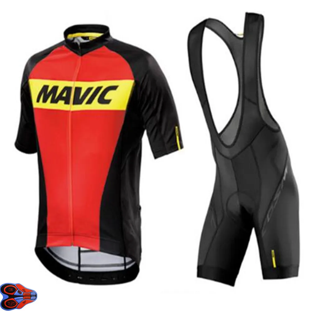 Белая MAVIC профессиональная одежда для велоспорта, велосипедная Джерси, быстросохнущая одежда для велосипеда, мужская летняя командная велосипедная майка 9D, набор велосипедных шорт